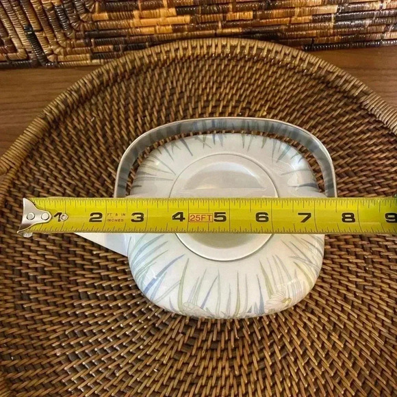 Rosenthal Vintage Porcelain Teapot Coffee Pot Alain Le Foll MCM Asian Floral - Picture 9 of 12